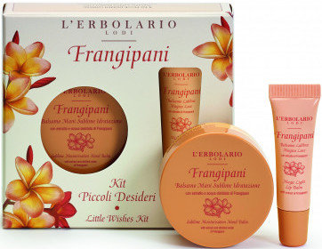 L' Erbolario Frangipani Kit Piccoli Desideri Care Set