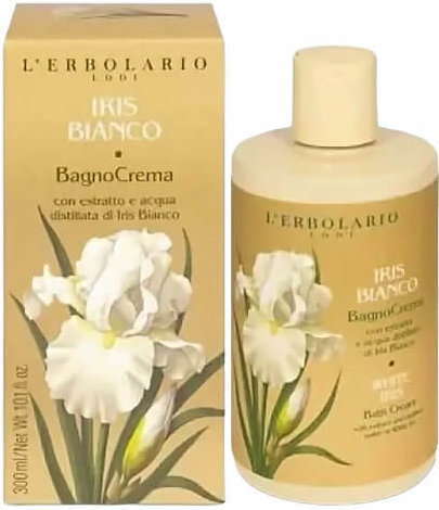 L' Erbolario Bath Cream White Iris 300ml