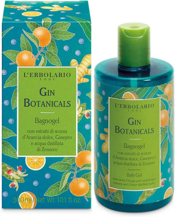 L'Erbolario Gin Botanicals Bath Gel Αφρόλουτρο 300ml