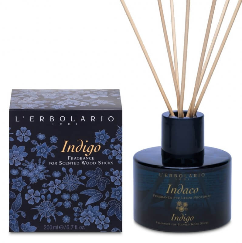 L'Erbolario Indaco Fragrance For Scented Wood Sticks 200ml