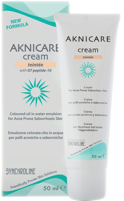 Synchroline Aknicare Cream Teintee Clair 50ml