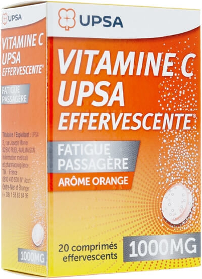Upsavit C Vitamin C 1000mg Orange Flavor 20eff.tabs Upsavit C Vitamin C 1000mg Orange Flavor 20eff.tabs
