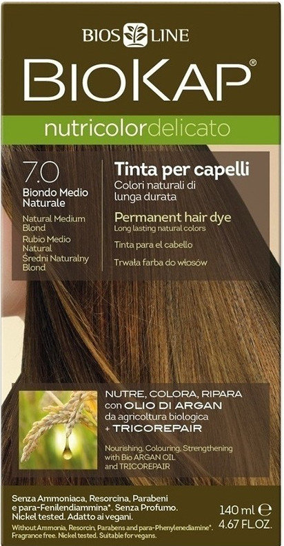 Biokap Nutricolor Delicato Rapid 7.0 140ml