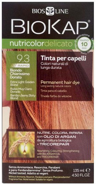 Biokap Nutricolor Delicato Rapid 9.3 135ml