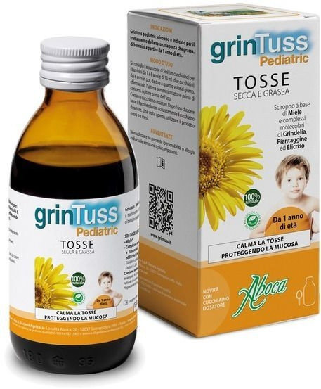 Aboca Grintuss Pediatric Syrup 180gr Aboca Grintuss Pediatric Syrup 180gr