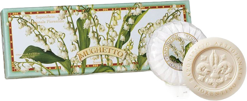 Saponificio Fiorentino Lily of the Valley Soap in Box 6x50g
