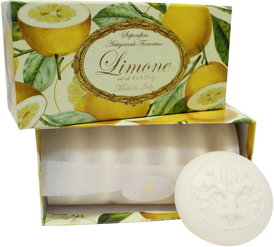 Saponificio Fiorentino Lemon Soap 6x50g
