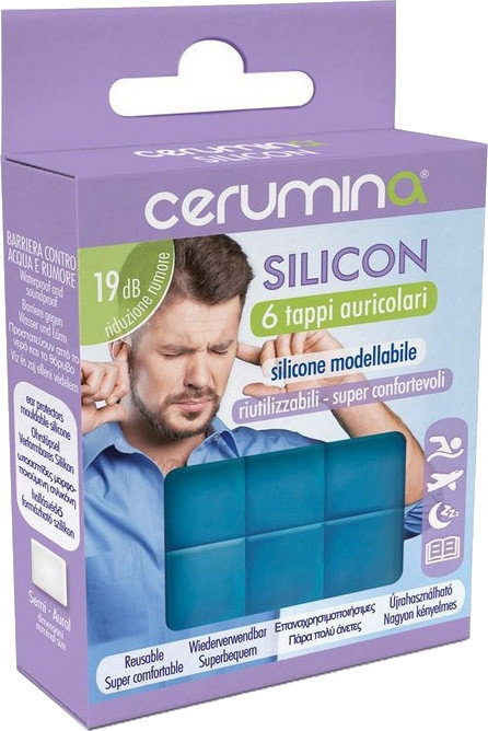 Cerumina Silicone Earplugs 6pcs