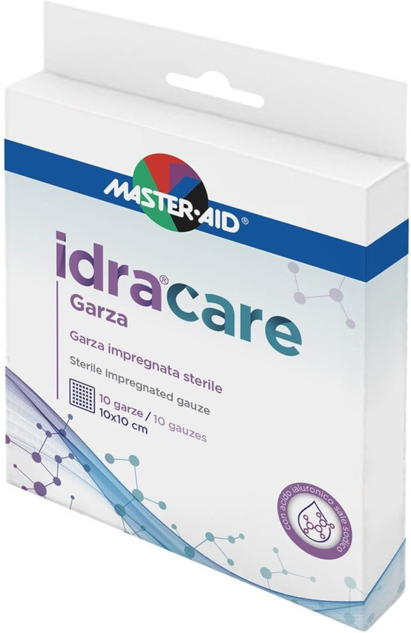 Master Aid Idracare Sterile Impregnated 10x10cm Gauze 10τμχ
