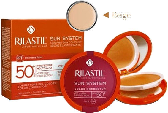 Rilastil Sun System Color Corrector SPF50+ 01 Beige 10gr Rilastil Sun System Color Corrector SPF50+ 01 Beige 10gr