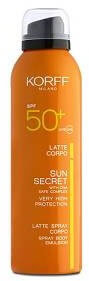 Korff Sun Secret Spray Body Emulsion SPF50+ 200ml