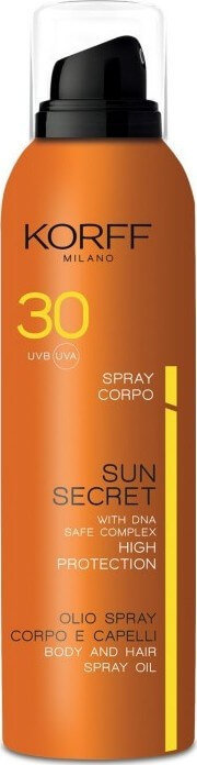 Korff Sun Secret Body Hair Spray Oil SPF30 200ml