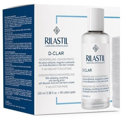 Rilastil Set D-Clar Concentrated Micropeeling & Cotton Pads