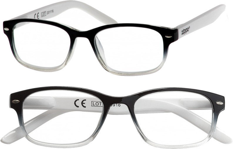 Zippo Reading Glasses 31Z-B1-BLK +2.50 White Black 1τμχ