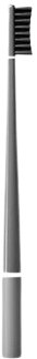 Piuma Antibacterial Brush Soft Asphalt Grey 1τμχ