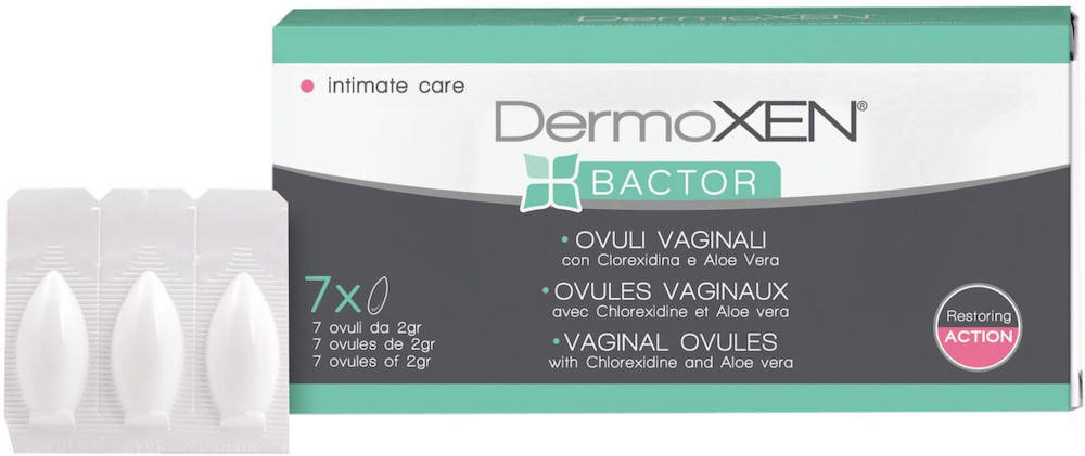 DermoXen Bactor Vaginal Ovules 7x2gr
