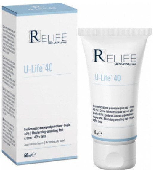 Relife U-Life 40 Moisturising Smoothing Foot Cream 50ml
