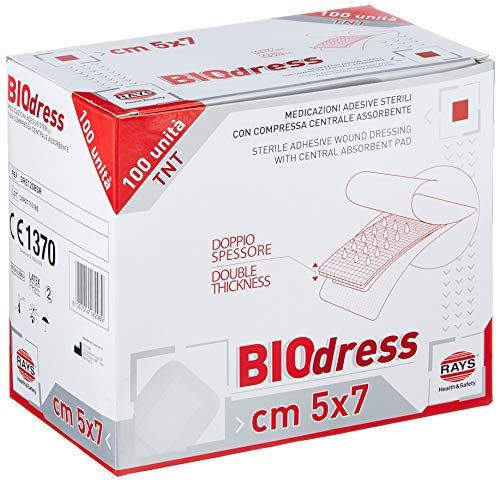 Rays Biodress Επίθεμα Αυτοκόλλητο Αποστειρωμένο 5x7cm 100τμχ