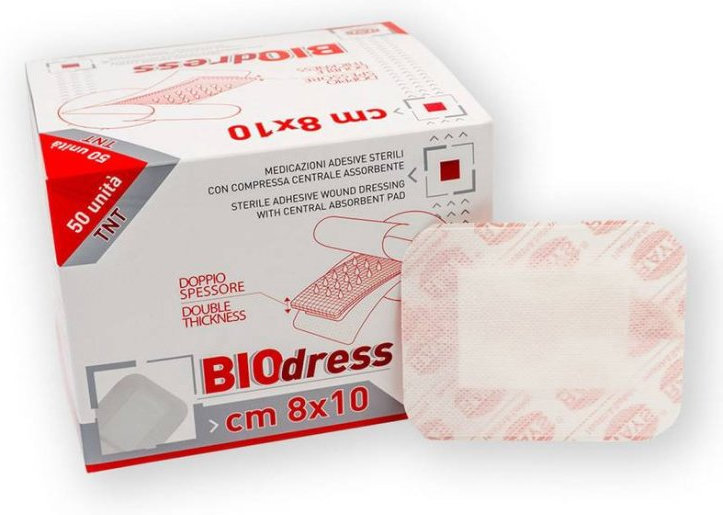 Rays Biodress Αυτοκόλλητο Αποστειρωμένο Επίθεμα 8x10cm 50τμχ