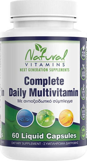 Natural Vitamins Complete Daily Multivitamin 60caps