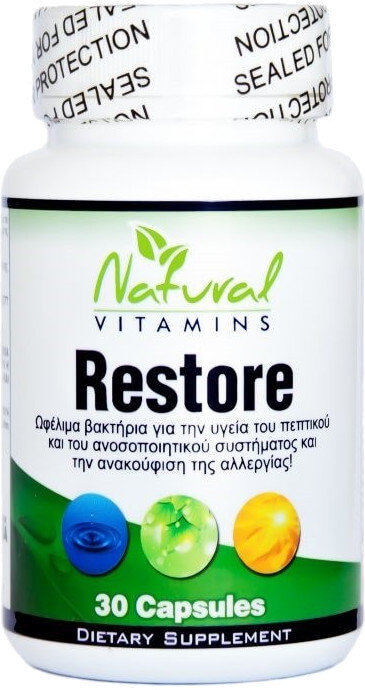 Natural Vitamins Restore 30caps