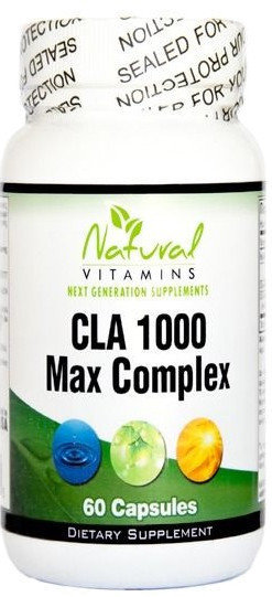 Natural Vitamins CLA 1000mg Max Complex 60caps 