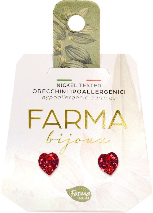 Farma Bijoux Κρύσταλλα Κόκκινες Καρδιές 6,0mm (BE33C13)