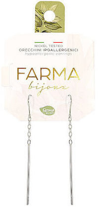 Farma Bijoux Ασημί Κρεμαστά 65,0mm (BEPS005)