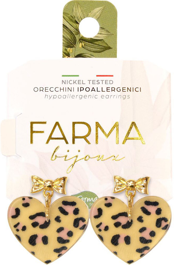 Farma Bijoux Λεοπάρ Καρδιές 18mm (BEPL09)