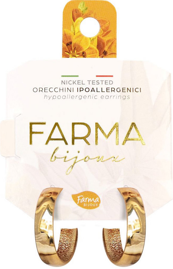 Farma Bijoux Επιχρυσωμένοι Κρίκοι 20mm (BECG801-20M)