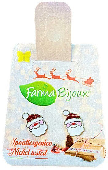 Farma Bijoux Σκουλαρίκια Σκουλαρίκια Άγιος Βασίλης Glitter