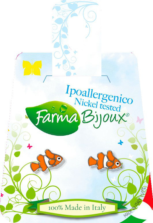 Farma Bijoux Υποαλλεργικά Σκουλαρίκια Nemo