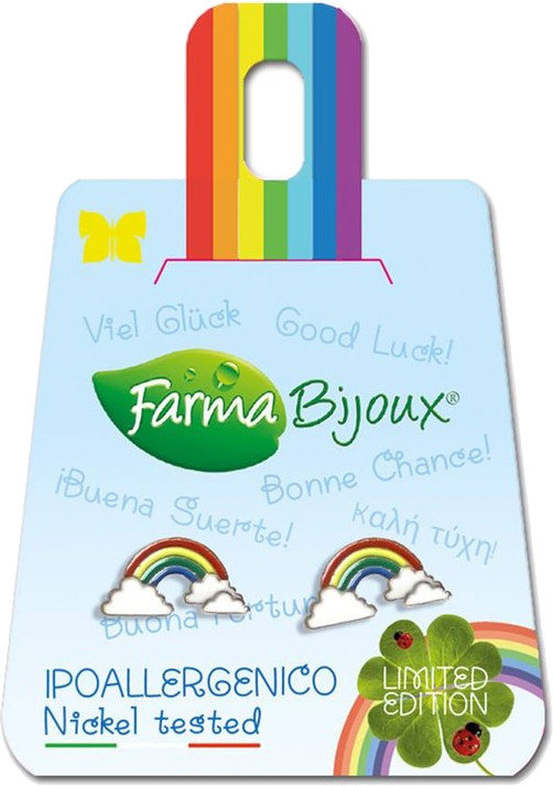 Farma Bijoux Υποαλλεργικά Σκουλαρίκια Ουράνιο Τόξο