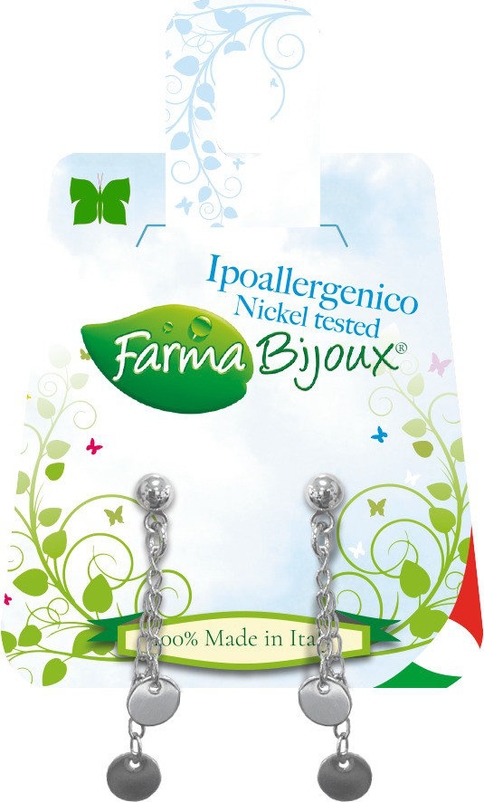 Farma Bijoux Υποαλλεργικά Σκουλαρίκια Κρεμαστά Διπλά