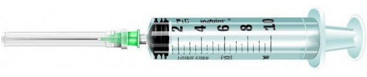 Pic Solution Syringe 10ml with Needle 21G One Use 1pic