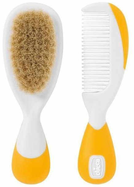 Chicco Baby Moments Brush & Comb Orange 2τμχ