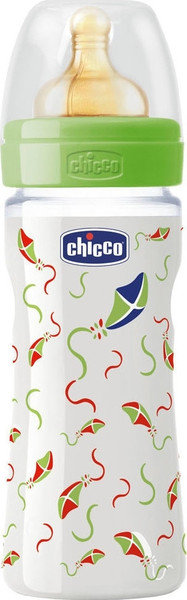 Chicco Nature Glass Kite Silicone Flow 0m+ 240ml