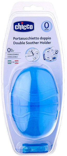 Chicco Double Soother Holder 0m+ Blue 1τμχ