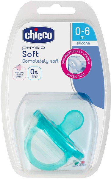 Chicco Physio Soft Soother Silicone Light Blue 0-6m 1τμχ
