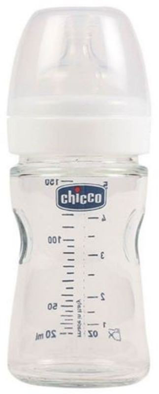 Chicco Nature Glass Feeding Bottle 0m+ 150ml 1τμχ