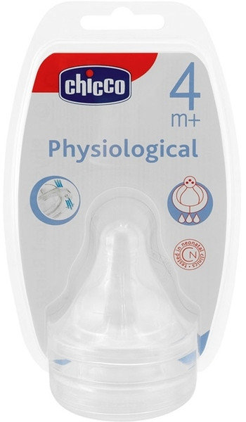 Chicco Well Being Fast Flow Silicone Nipples 4m+ 2τμχ