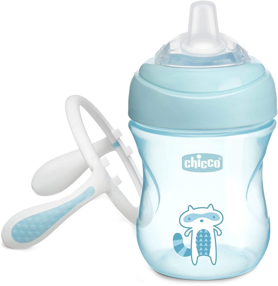 Chicco Transition Cup Super Silicone Glove 4m+ Blue 1τμχ