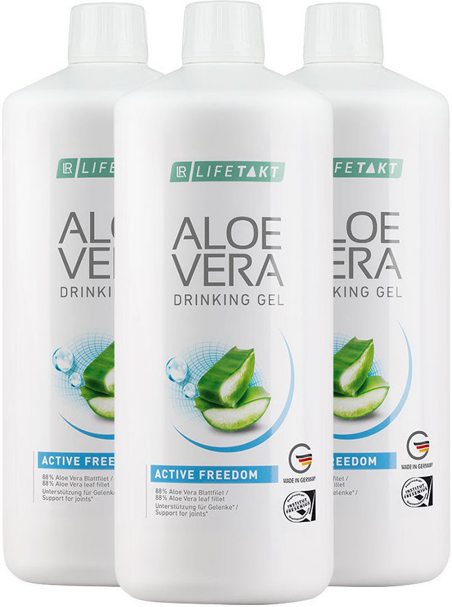 LR Lifetakt Aloe Vera Drinking Gel Active Freedom 3x1000ml
