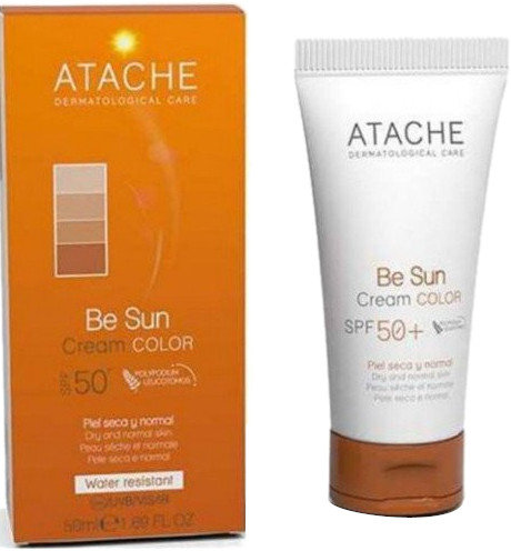 Atache Be Sun Gel Cream Color SPF50+ Combination/Oily 50ml