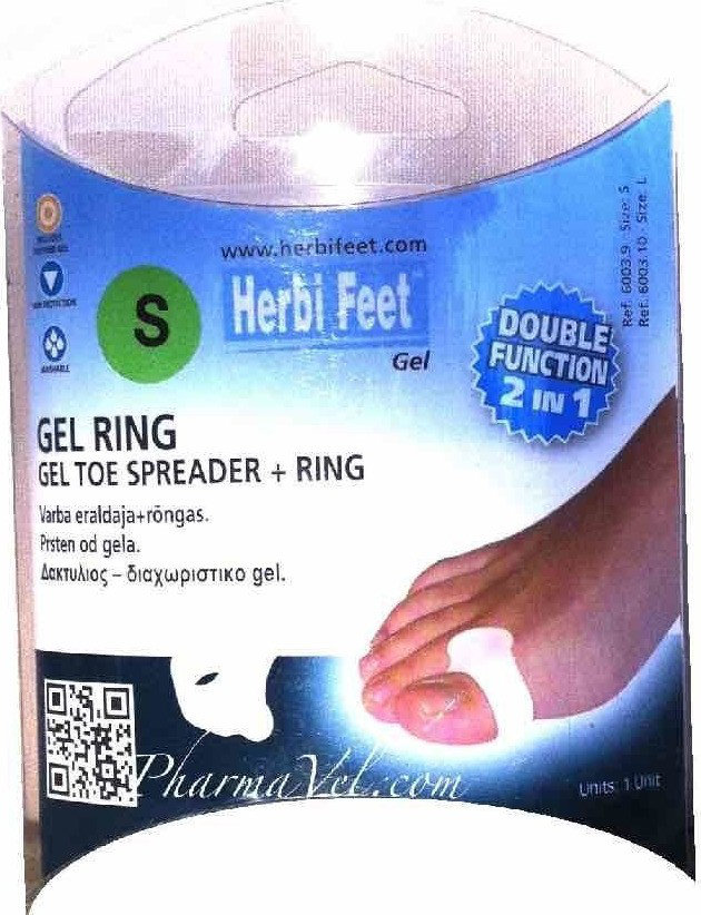 Herbi Feet HF 6052 Δακτύλιος-Διαχωριστικό Gel Small 1τμχ