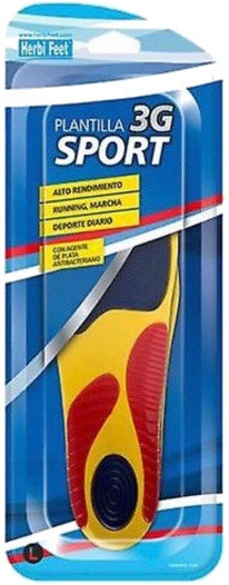 Herbi Feet Plantilla 3G Sport Πέλμα Large (43-46) 1ζεύγος