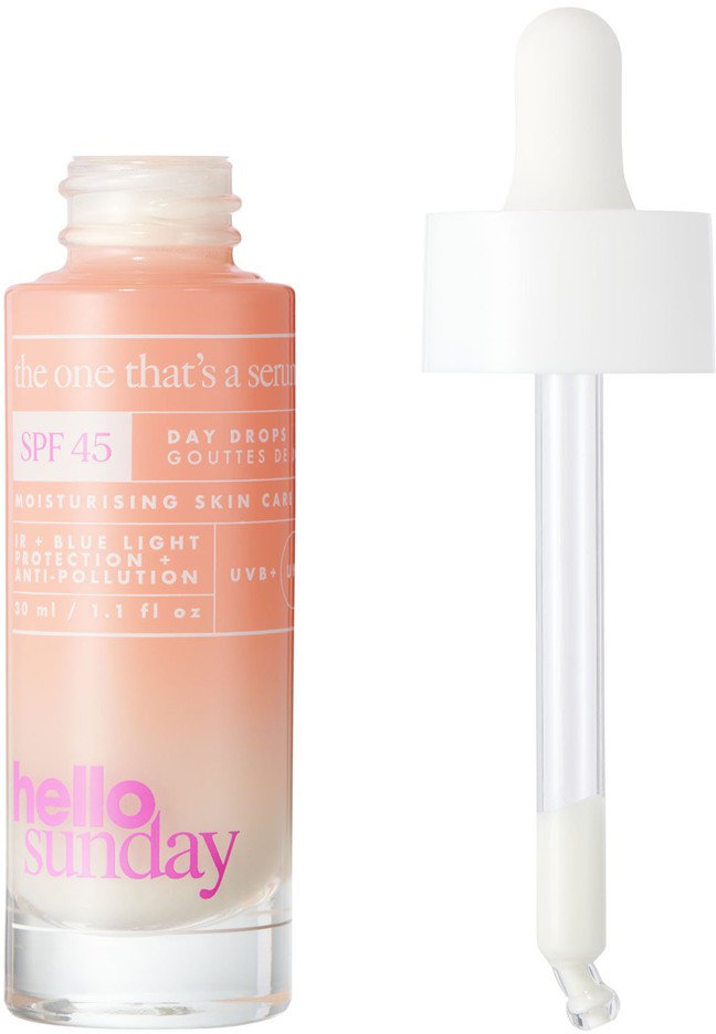 Hello Sunday The One That's a Serum Face Drops Spf45 30ml