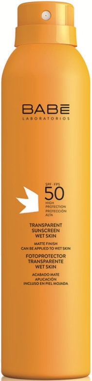 Babe Transparent Sunscreen Wet Skin Spray SPF50 200ml