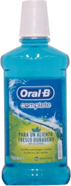 Oral B Complete Fresh Mint Mouthwash 500ml
