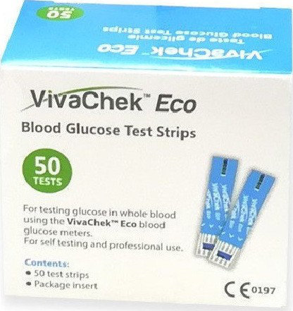 VivaChek Eco Blood Glucose Test Strips 50τμχ